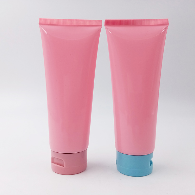 100ml Pink face wash tubes