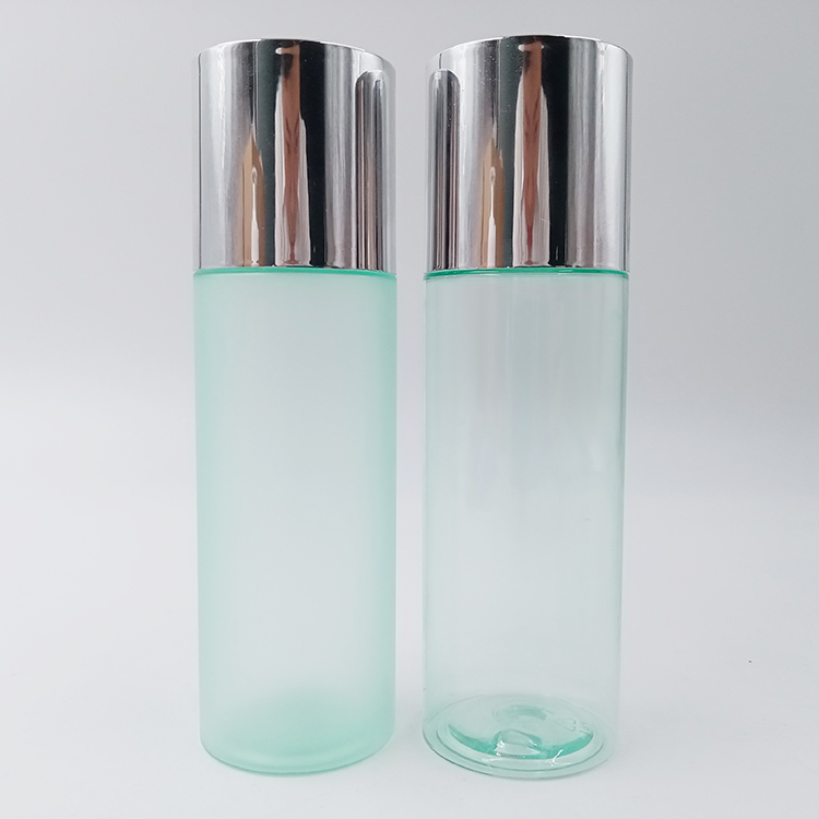 100ml green PET toner bottles