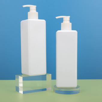 500ml plastic packaging bottle for daily necessities such as face wash shampoo ,body wash simple and fresh style